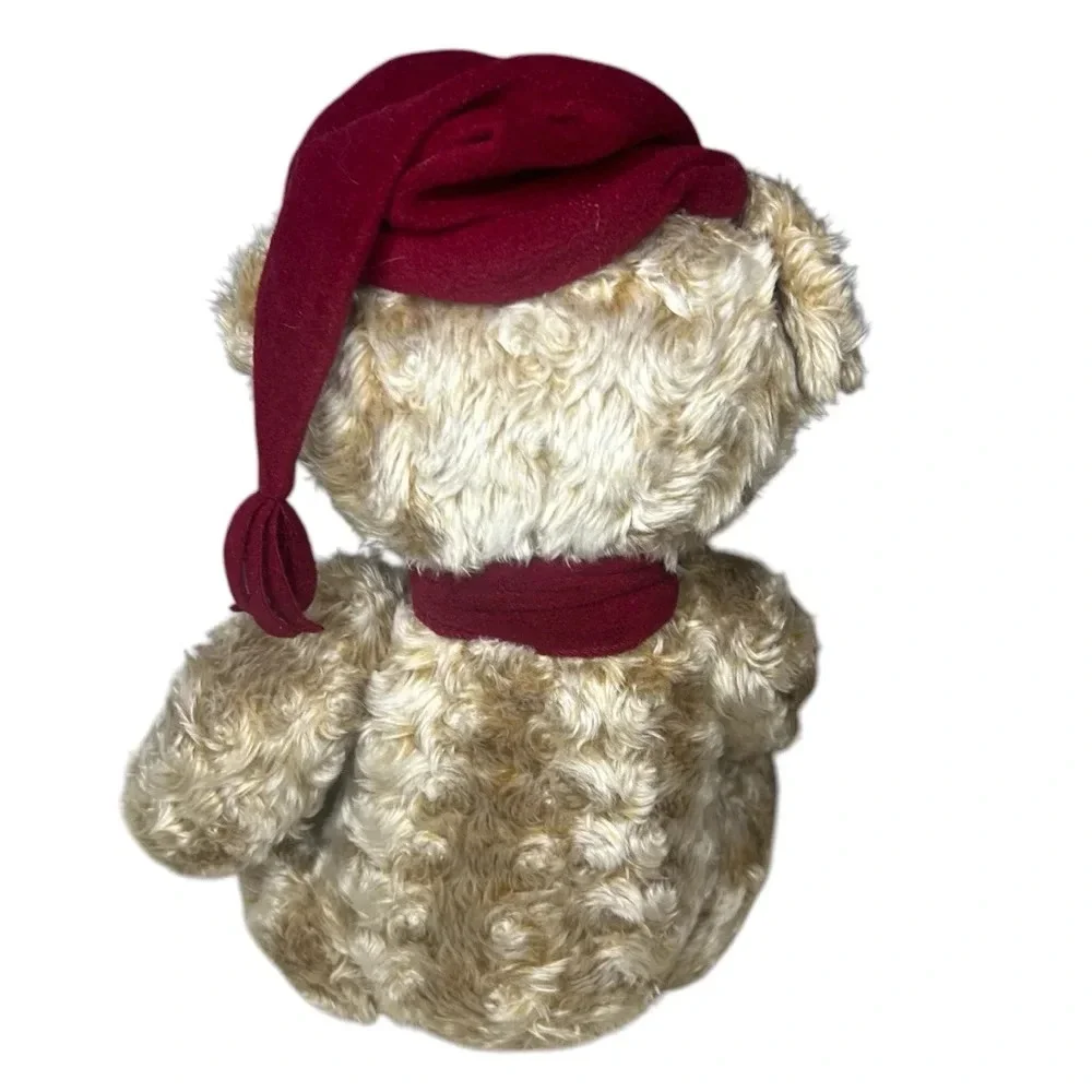 Vintage 1999 Harrods Knightsbridge Christmas Teddy Bear Plush 12” London Holiday